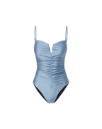 Veronica Beard Arpel Swimsuit - Lake Mist