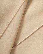 Veronica Beard Edia Satin Wide-Leg Pant - Stone Khaki