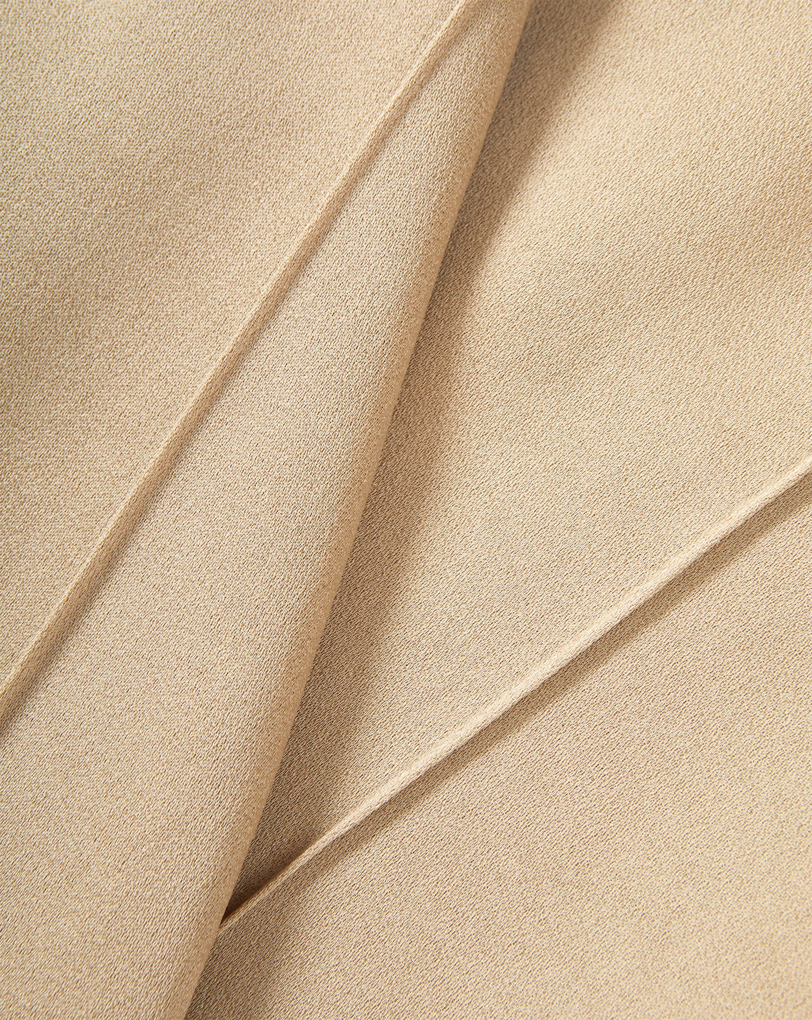 Veronica Beard Edia Satin Wide-Leg Pant - Stone Khaki