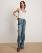 Veronica Beard Maray Pintuck Camisole - Dove White