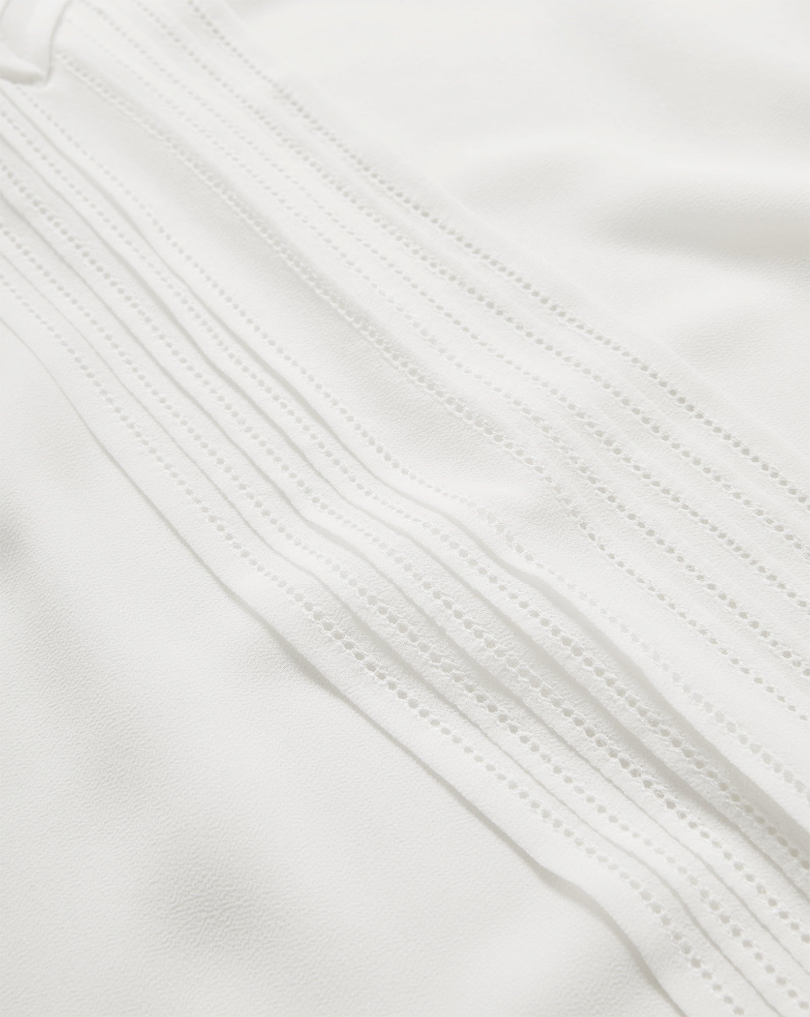 Veronica Beard Maray Pintuck Camisole - Dove White