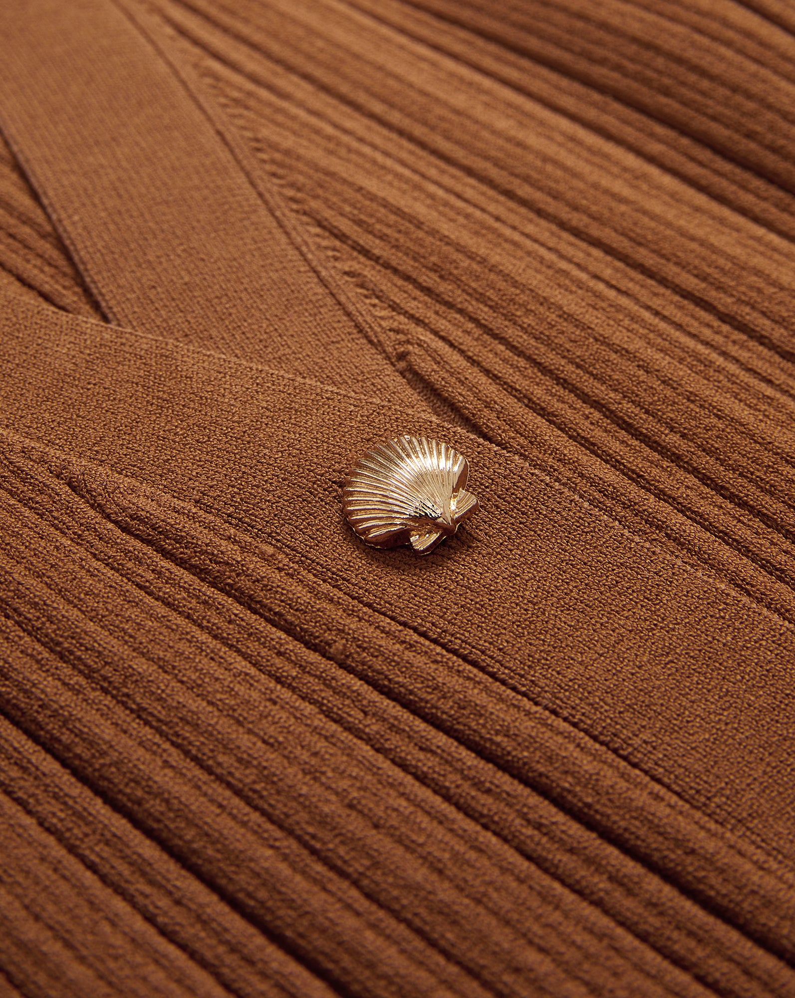 Veronica Beard Dax Knit Vest - Dark Whisky