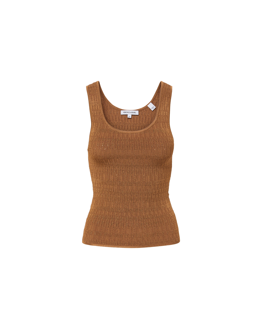Veronica Beard Sandra Knit Tank Top - Whisky