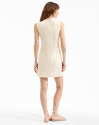 Veronica Beard Whistler Mini Dress - Ecru