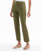 Veronica Beard Arte Kick-Flare Pant - Stone Army