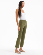 Veronica Beard Arte Kick-Flare Pant - Stone Army