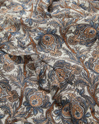 Veronica Beard Eleonora Silk Midi Skirt - Dove White Multi