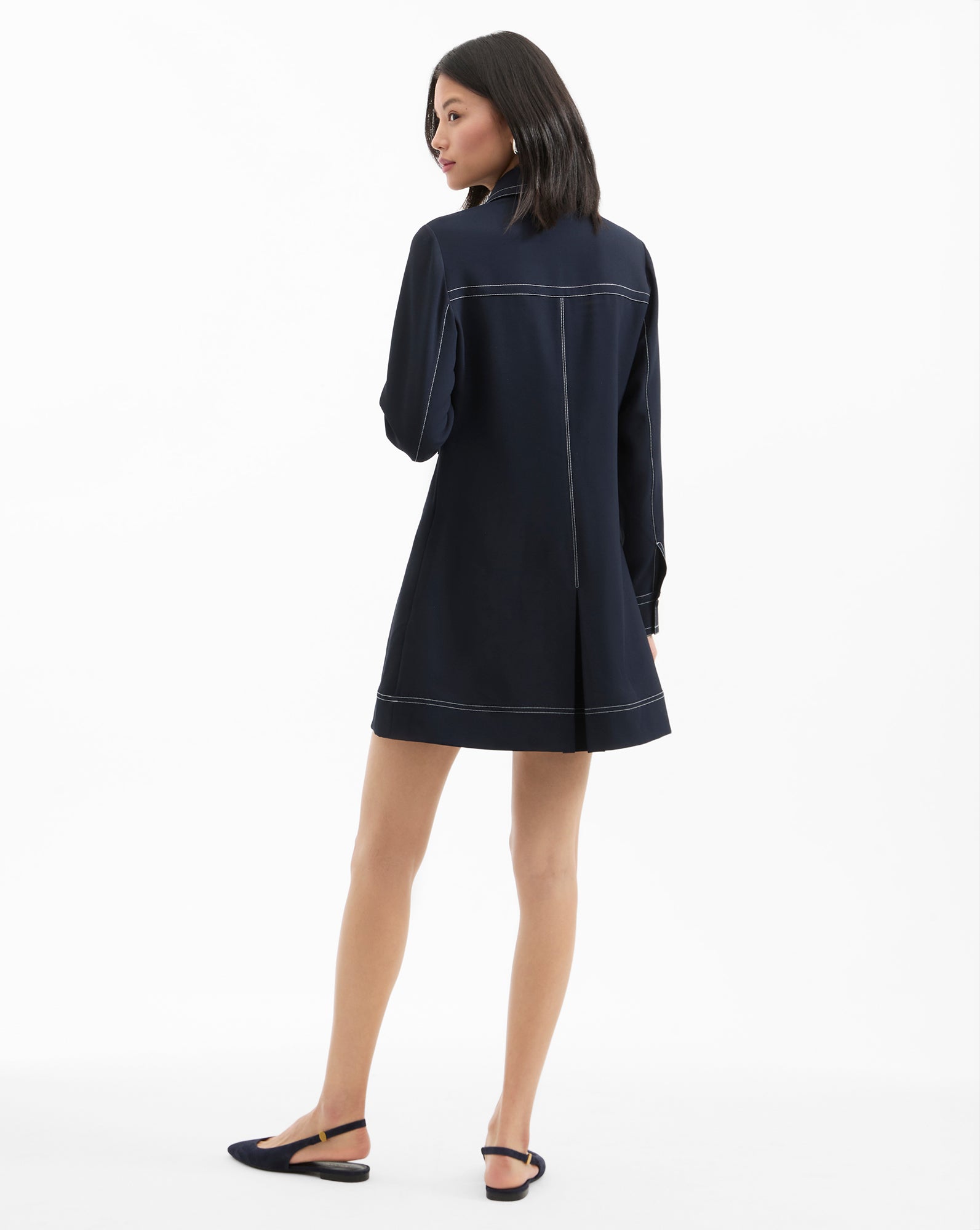 Veronica Beard Pryce Mini Dress - Navy