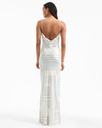 Veronica Beard Madison Slip Maxi Dress - Dove/Blue Lake Multi
