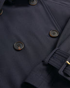 Veronica Beard Conneley Dickey Trench Coat - Navy