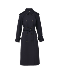 Veronica Beard Conneley Dickey Trench Coat Navy