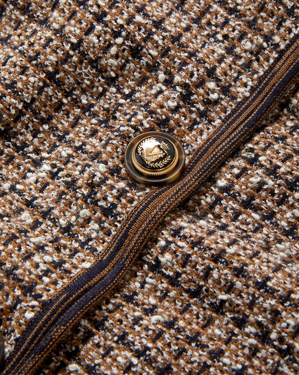 Veronica Beard Brisa Knit Jacket - Acorn Multi