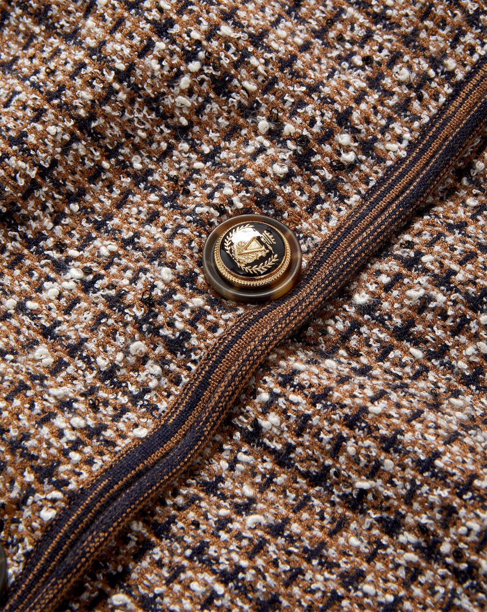 Veronica Beard Brisa Knit Jacket - Acorn Multi