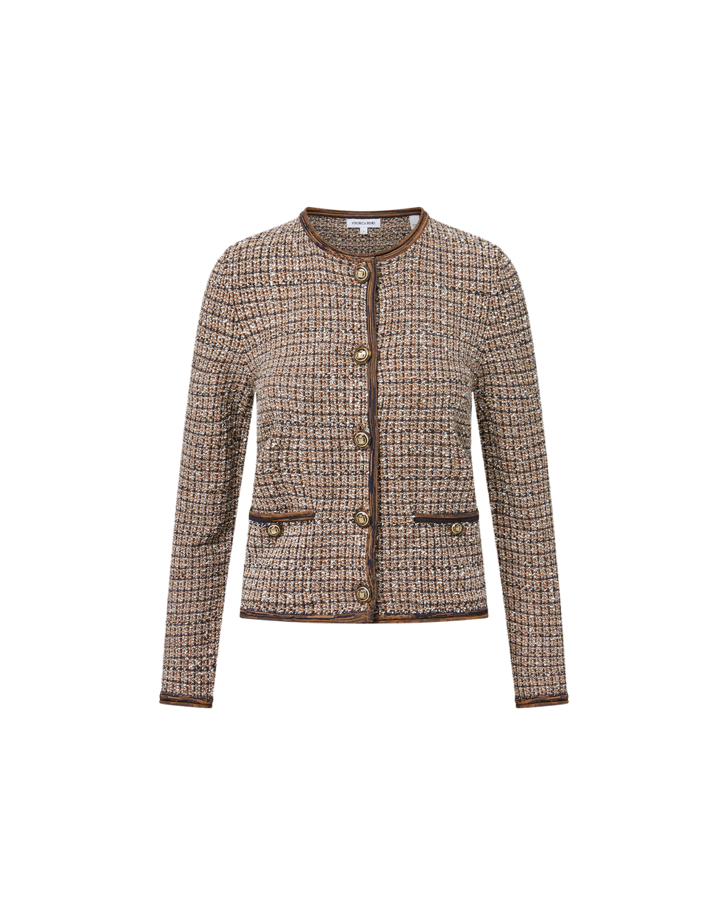 Veronica Beard Brisa Knit Jacket - Acorn Multi