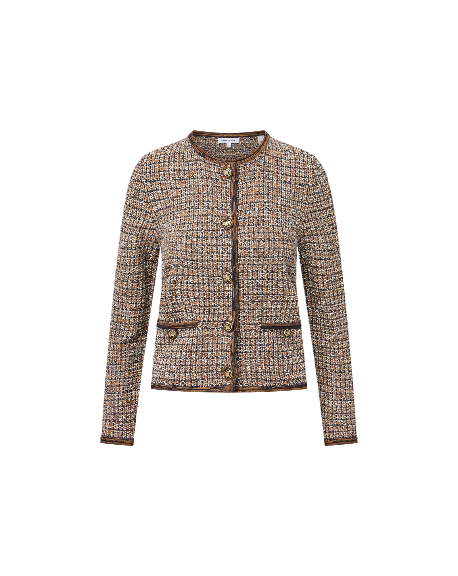 Veronica Beard Brisa Knit Jacket - Acorn Multi