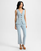 Veronica Beard Hawthorne Denim Pant - Blue Mirage