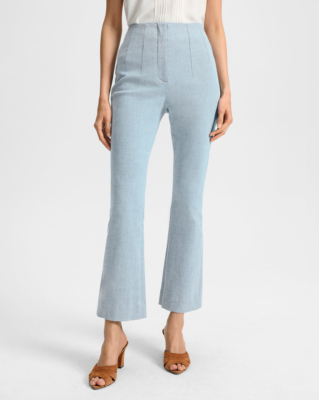 Veronica Beard Hawthorne Denim Pant - Blue Mirage