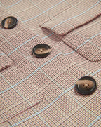 Veronica Beard Orrin Plaid Jacket - Hazelnut Multi