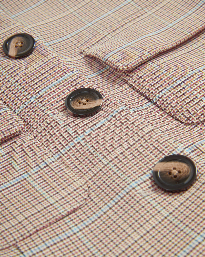 Veronica Beard Orrin Plaid Jacket - Hazelnut Multi