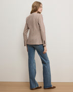 Veronica Beard Orrin Plaid Jacket - Hazelnut Multi