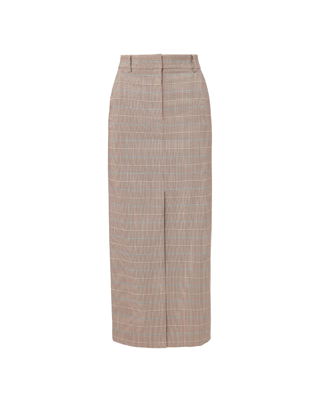 Veronica Beard Maxine Plaid Midi Skirt - Hazelnut Multi