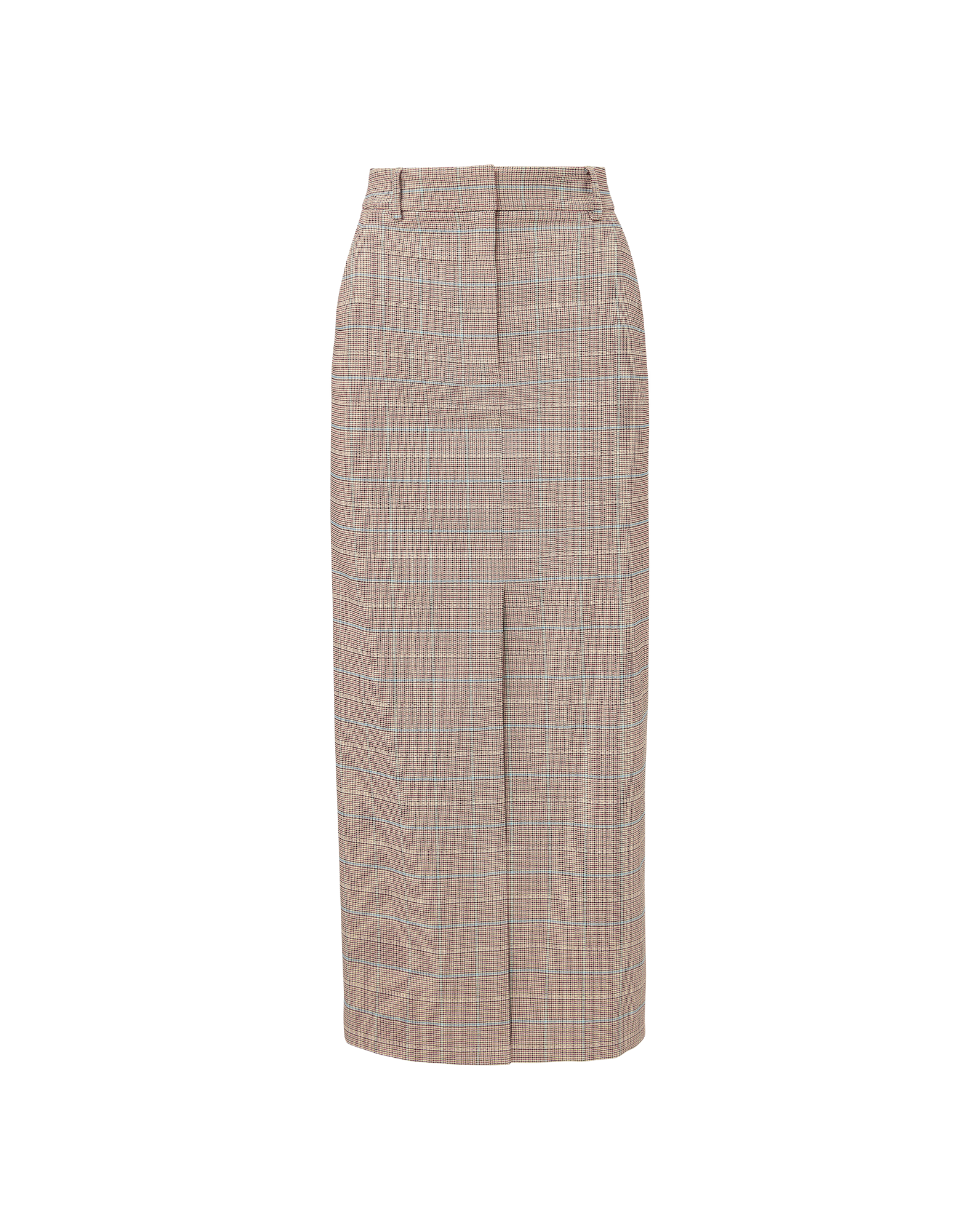 Veronica Beard Maxine Plaid Midi Skirt - Hazelnut Multi