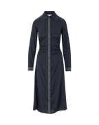 Veronica Beard Lex Midi Shirtdress - Navy Multi