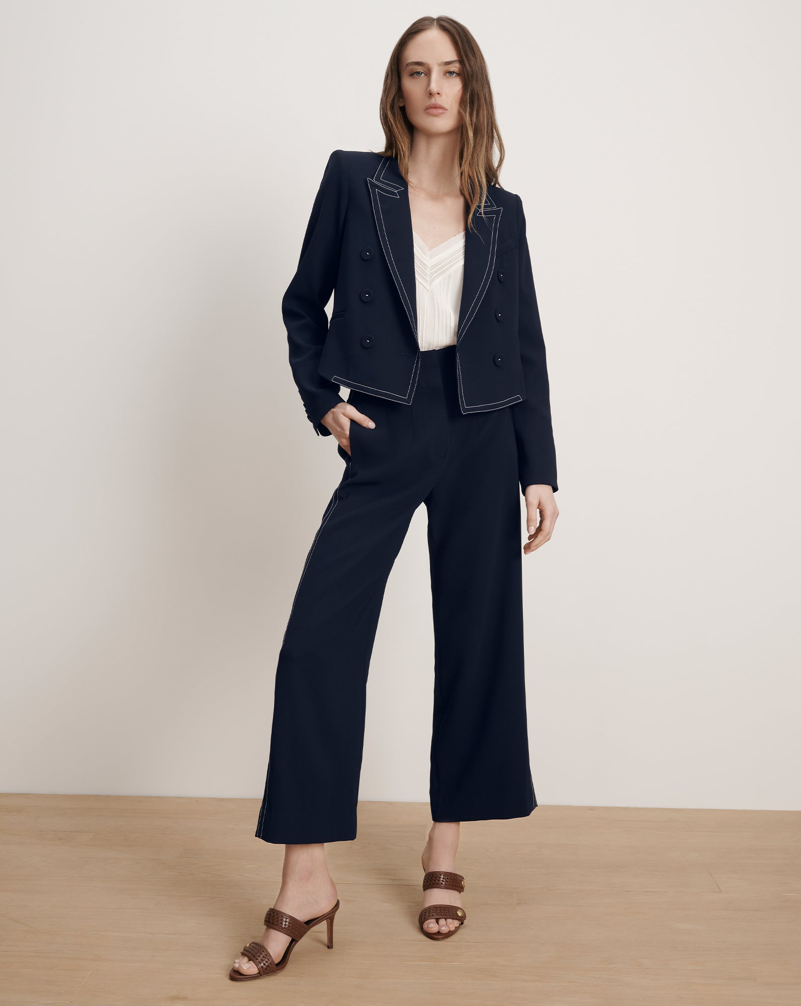 Veronica Beard Nevis Jacket - Navy