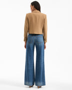 Veronica Beard Wilkie Cropped Jacket - Hazelnut