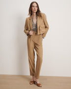 Veronica Beard Wilkie Cropped Jacket - Hazelnut