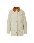 Veronica Beard Abbas Chore Jacket - Light Oatmeal