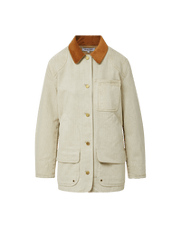 Veronica Beard Abbas Chore Jacket - Light Oatmeal