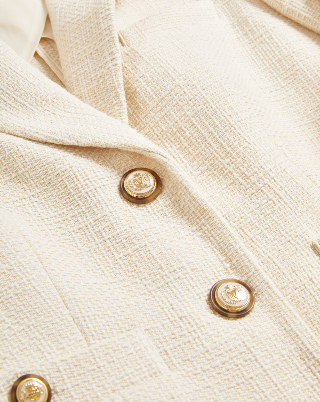 Veronica Beard Terre Cotton Dickey Jacket - Ecru