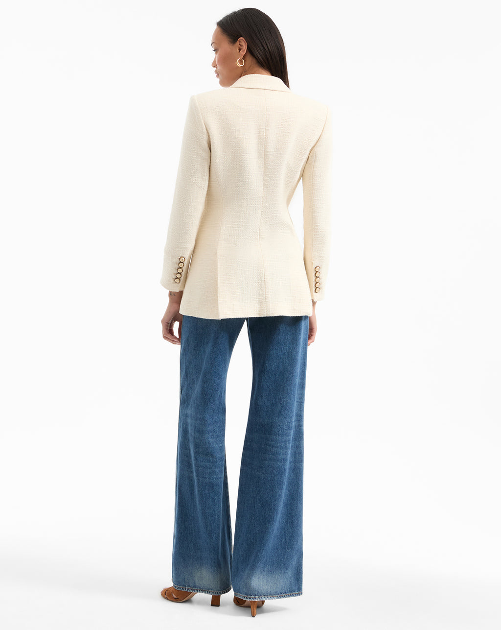Veronica Beard Terre Cotton Dickey Jacket - Ecru