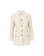 Veronica Beard Terre Cotton Dickey Jacket - Ecru
