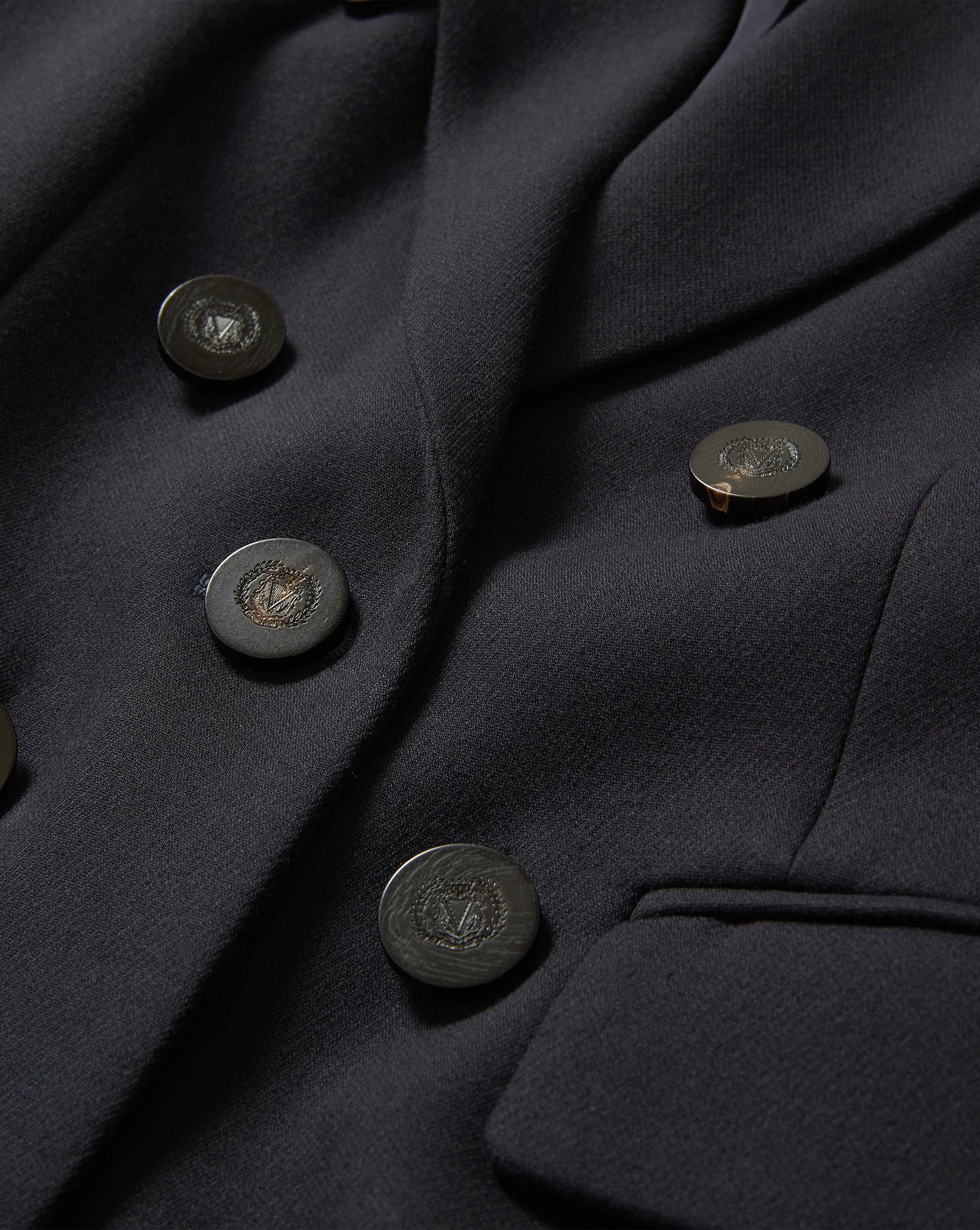 Veronica Beard Stryder Double-Breasted Dickey Coat - Navy
