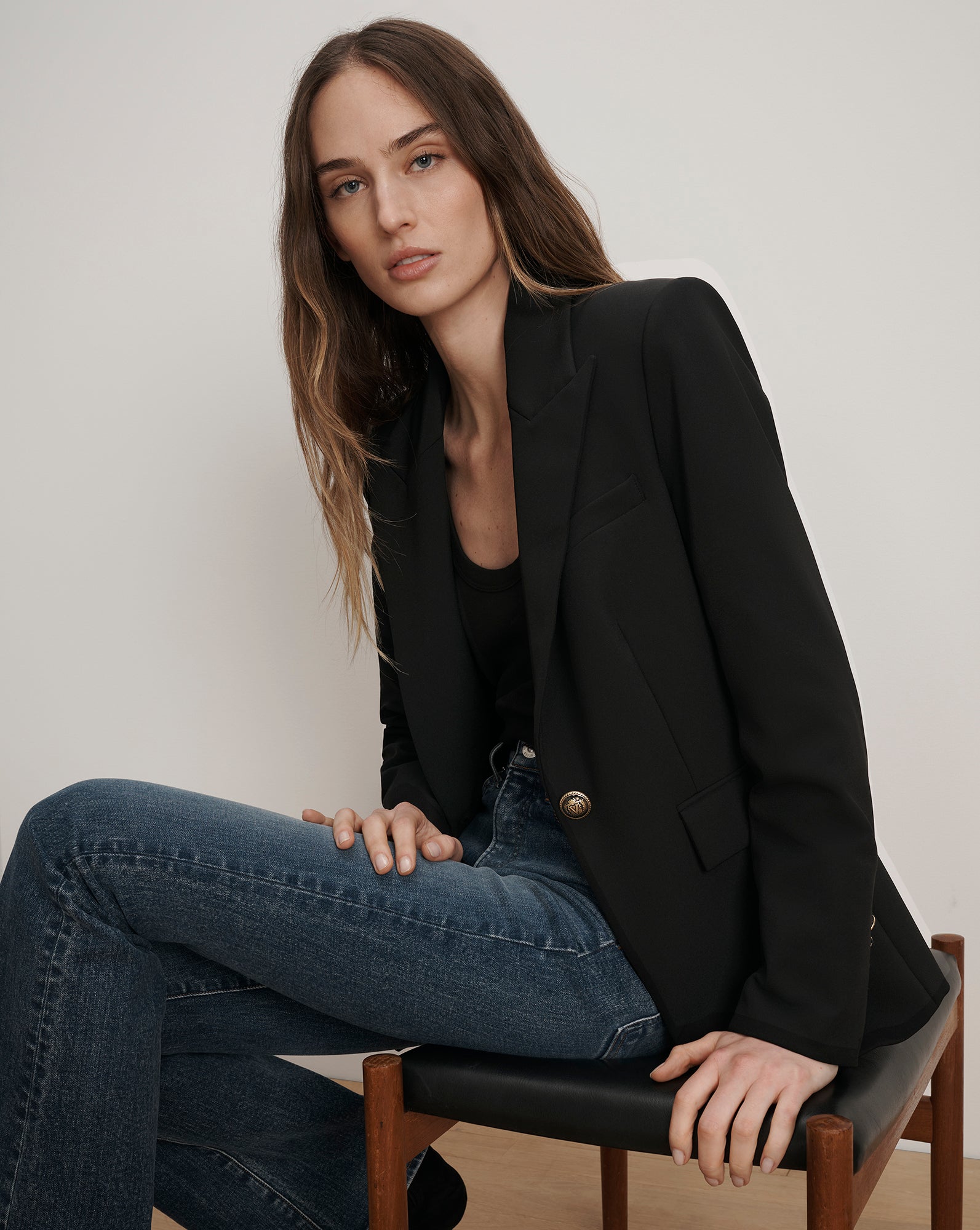 Veronica Beard Naira Scuba Dickey Jacket - Black