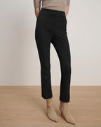 Veronica Beard Dell Scuba Slim-Leg Pant - Navy