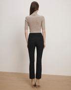 Veronica Beard Dell Scuba Slim-Leg Pant - Navy