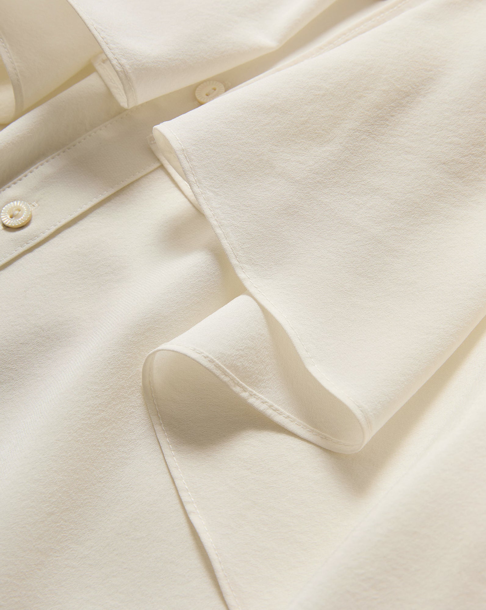 Veronica Beard Demaris Ruffled Button-Down Blouse - Dove White