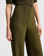 Veronica Beard Cole Wide-Leg Pant - Cypress