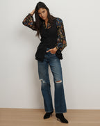 Veronica Beard Becker Belted Vest - Black