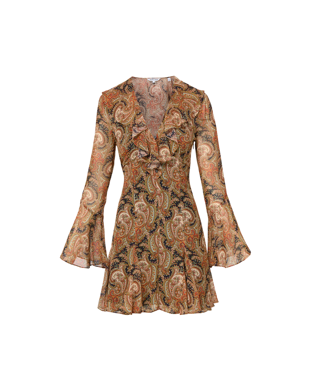 Veronica Beard Adrienne Silk Mini Dress - Navy Multi