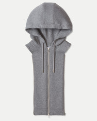 Veronica Beard Oversized Hoodie Dickey - Grey Melange
