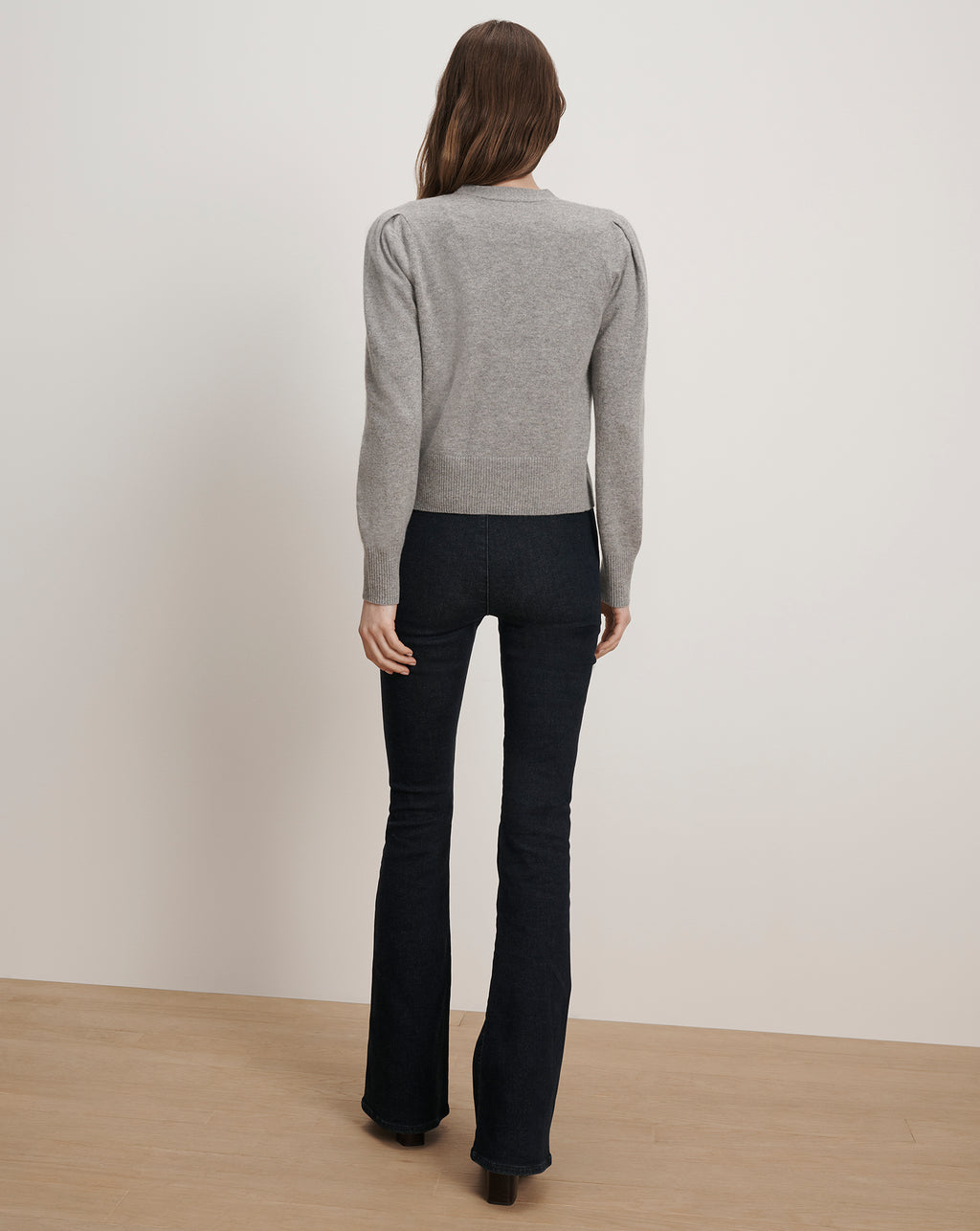 Veronica Beard Solene Cashmere Cardigan - Heather Grey