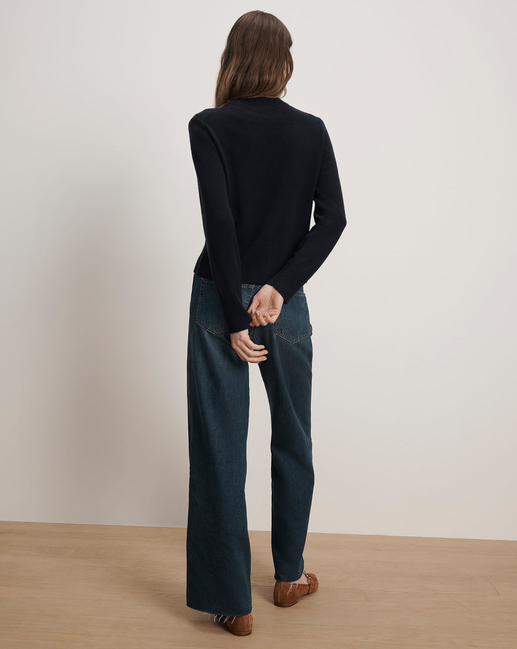 Veronica Beard Pippen Cashmere Pullover - Navy