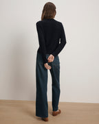 Veronica Beard Pippen Cashmere Pullover - Navy