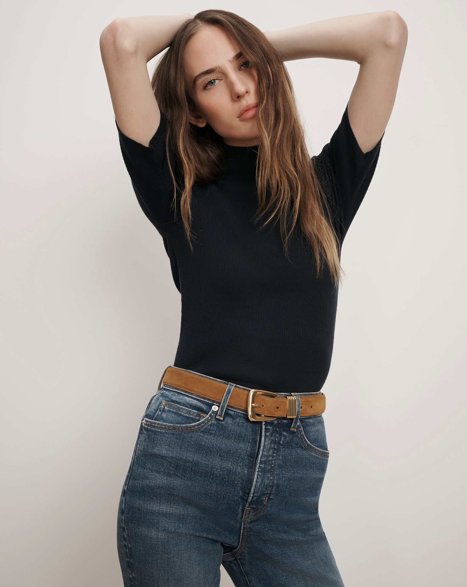 Veronica Beard Alastair Merino Wool Pullover - Navy