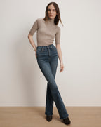 Veronica Beard Alastair Merino Wool Pullover - Oatmeal Melange