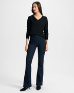 Veronica Beard Milette Merino Wool Pullover - Black